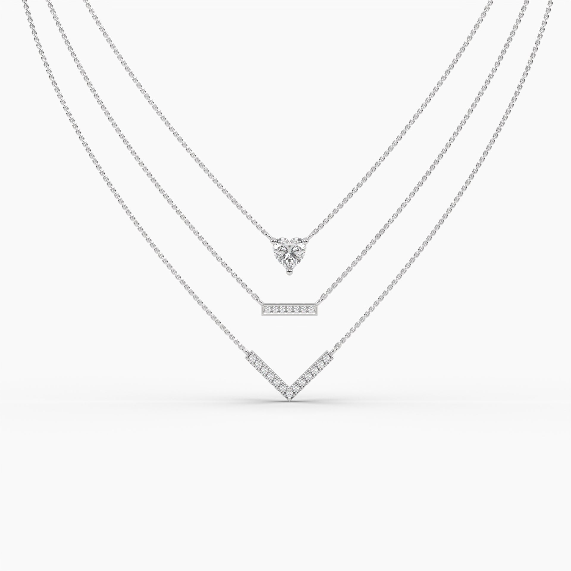 ◇HYERES LOR◇ [by IER] Silver (W) two-line layered necklace 1913 Layered Necklace-Silver - Shop1913 by RG Apparel Co.