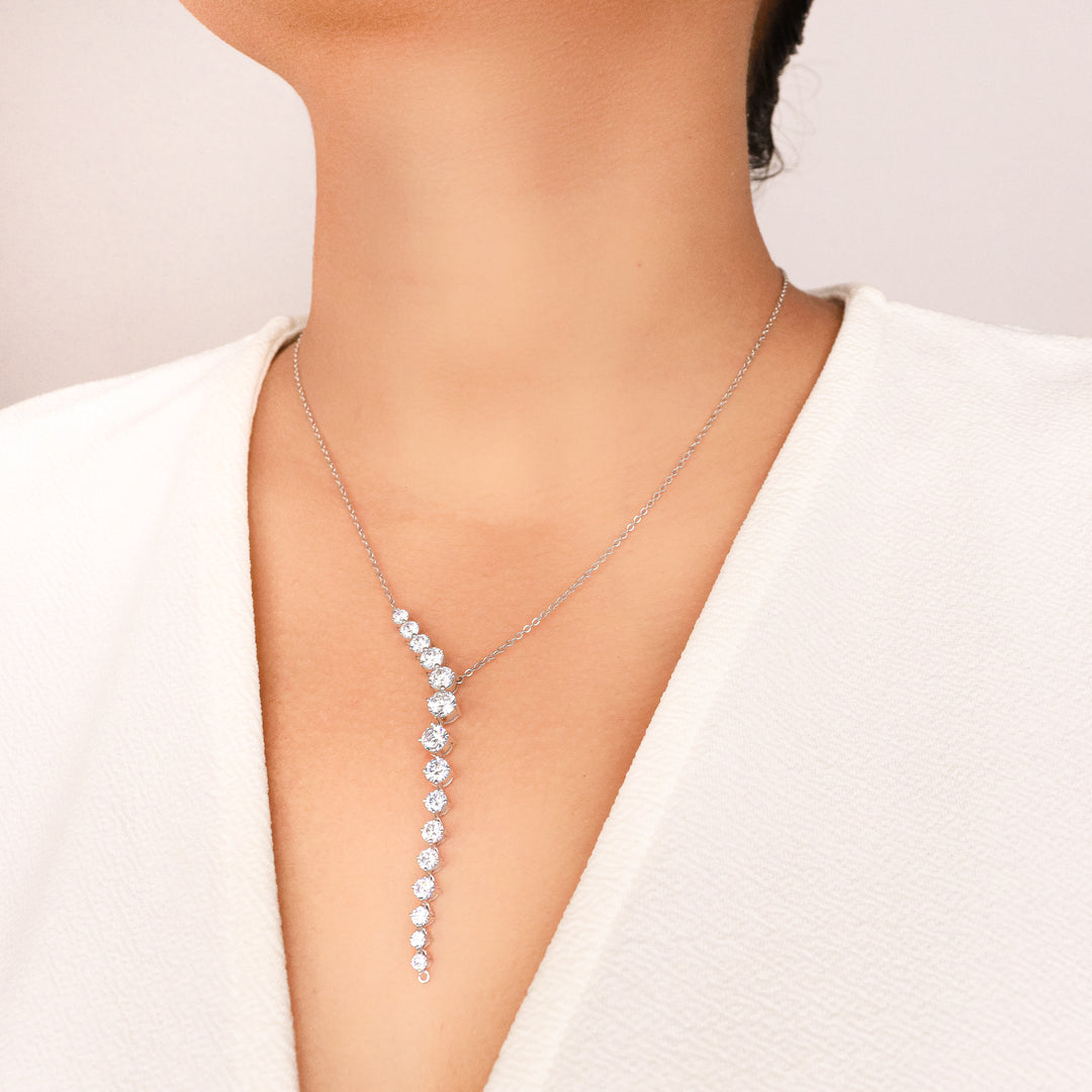 OLLUU Silver Ethereal Necklace
