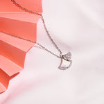 Load image into Gallery viewer, OLLUU Silver Designer Minimal Necklace
