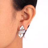 OLLUU Infinity Earrings Eternity Diamond Earrings Perfect Gift Earrings