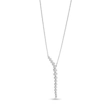 Load image into Gallery viewer, Sterling Silver Pendant, Silver Pendant Online Shopping Sterling silver necklace, Cubic zirconia pendant, Adjustable rope chain, Hypoallergenic jewelry, 925 stamped necklace, Rhodium-coated pendant, Elegant jewelry, Women&#39;s fashion accessory, Ethereal necklace design, Spring lobster lock, OLLUU jewelry collection, High-quality craftsmanship, Non-allergic necklace, Elegant silver pendant, Timeless jewelry piece, Fashionable necklace, Jewelry with warranty, Authentic silver jewelry,