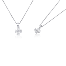 Load image into Gallery viewer, silver pendant necklace, silver pendant for girlsSilver Cross Necklace, Heart-shaped Pendant, CZ Diamonds, Sterling Silver Jewelry, Rhodium-coated Necklace, Hypoallergenic Jewelry, 925 Authenticity, Adjustable Rope Chain, Spring Lobster Lock, Elegant Jewelry, Diamond Accents, Women&#39;s Fashion Accessories, Premium Jewelry, Statement Necklace, Gift for Her, Timeless Style, High-Quality Craftsmanship, Jewelry Warranty, Fashionable Necklace, Luxury Jewelry,