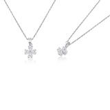 OLLUU Silver Cross Necklace