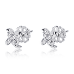 Load image into Gallery viewer, Designer Silver Earrings Online
