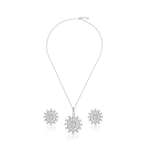 Load image into Gallery viewer, silver necklace set 