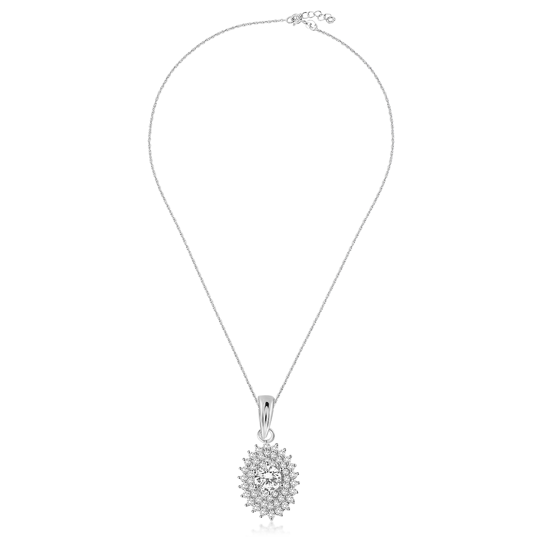 buy silver evil eye necklace